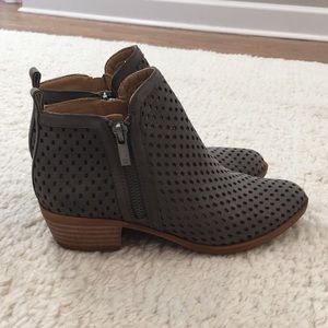 Lucky Brand perforated Basel booties